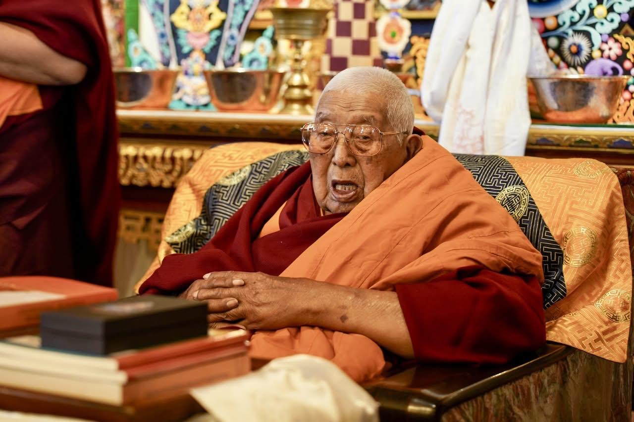 His Eminence Yongdzin Lopon Tenzin Namdak Rinpoche